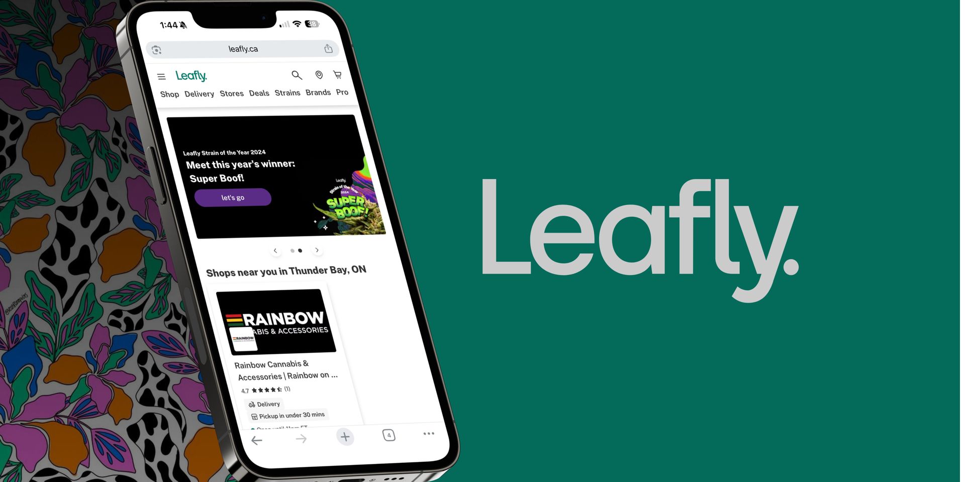 Leafly and Rainbow Cannabis