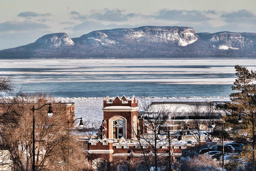 View of the sleeping giant from the Hillcrest Park