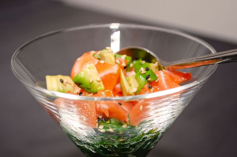 salmone e avocado