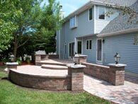 Big House with Front Yard — Hardscape Materials in Schererville, IN