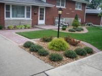 Landscape in Front of a House — Landscaping Company in Schererville, IN