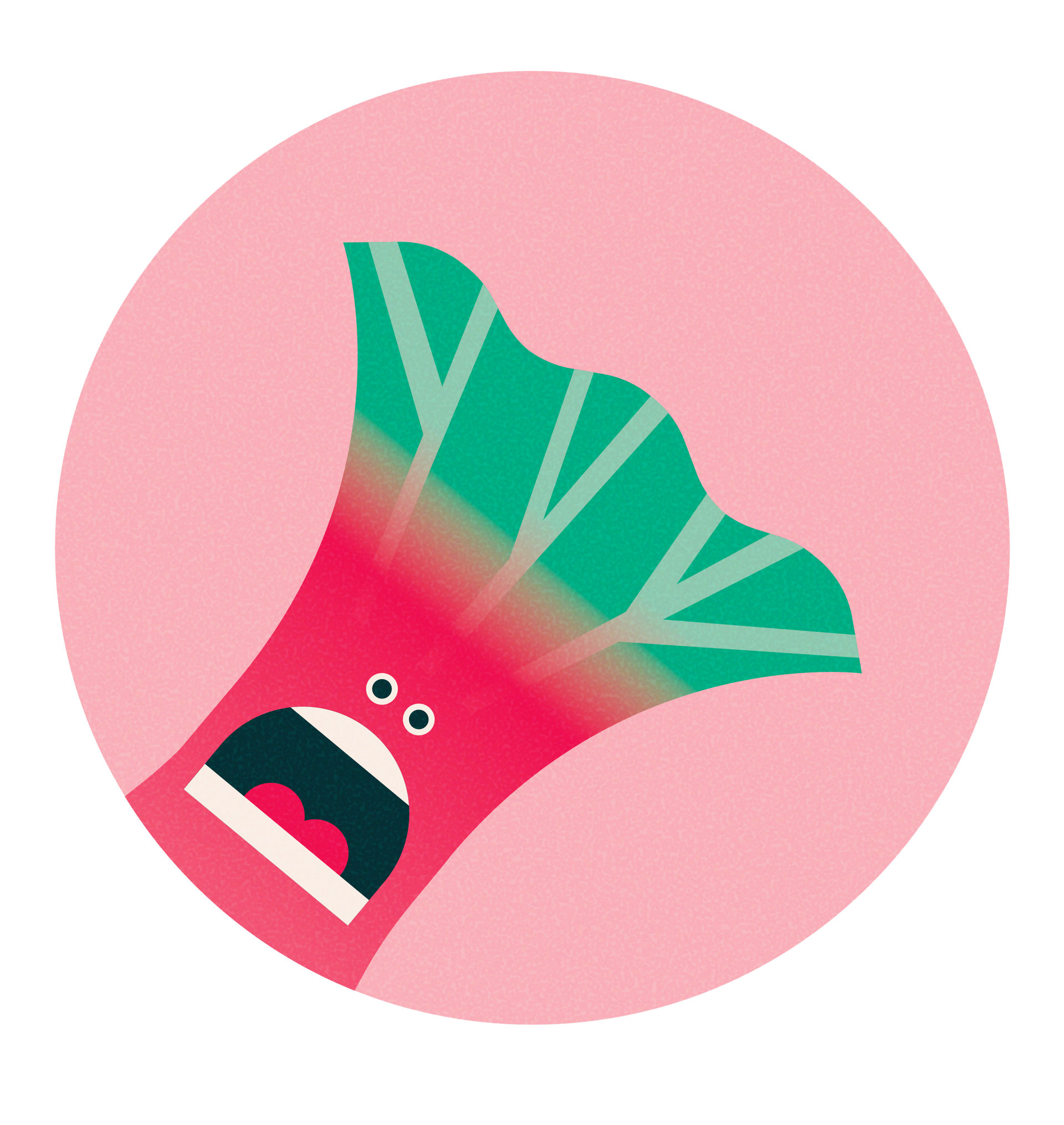 Belapeko. Illustrations of Rhubarb and pistachio for packaging