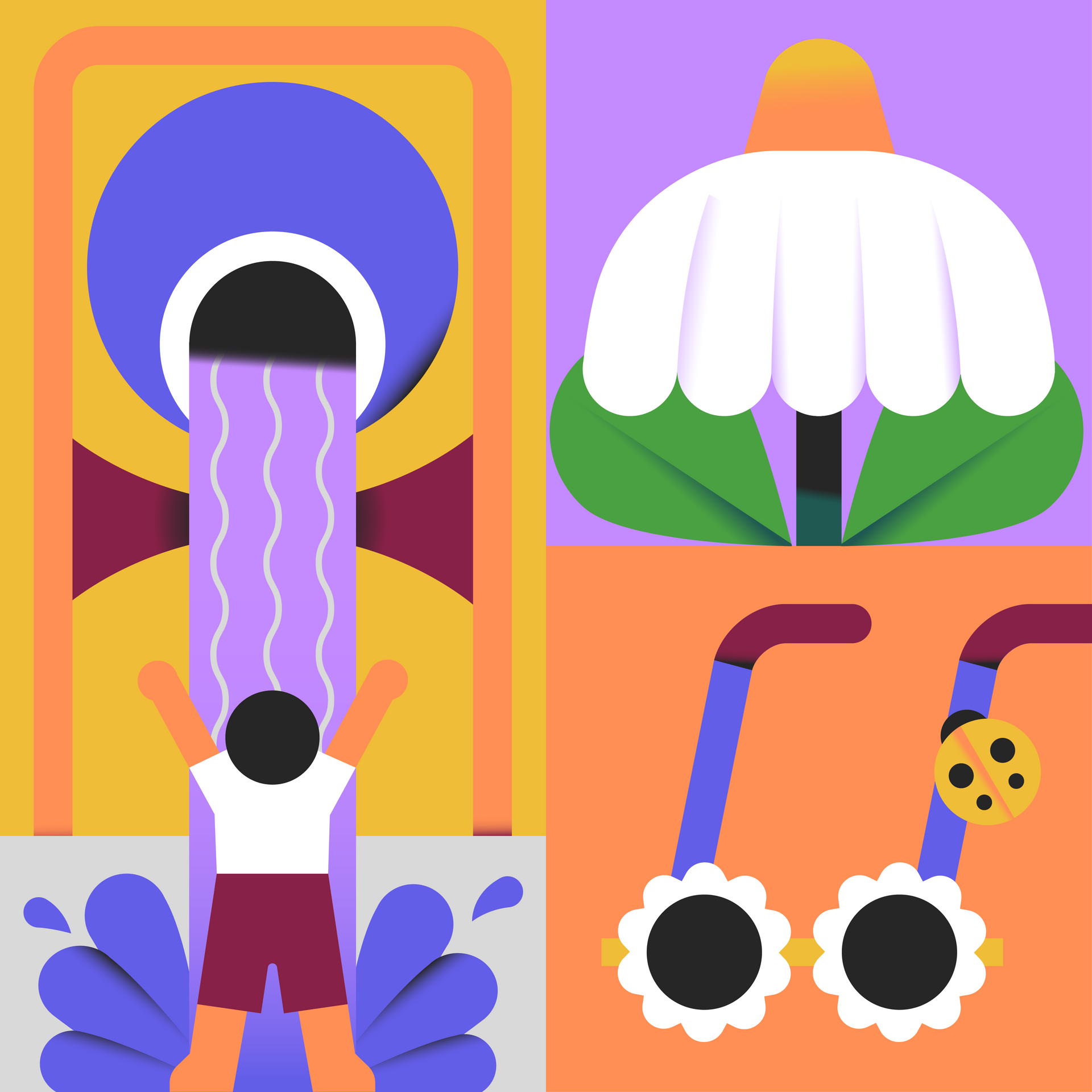 Laval. Illustrations for Laval's new website