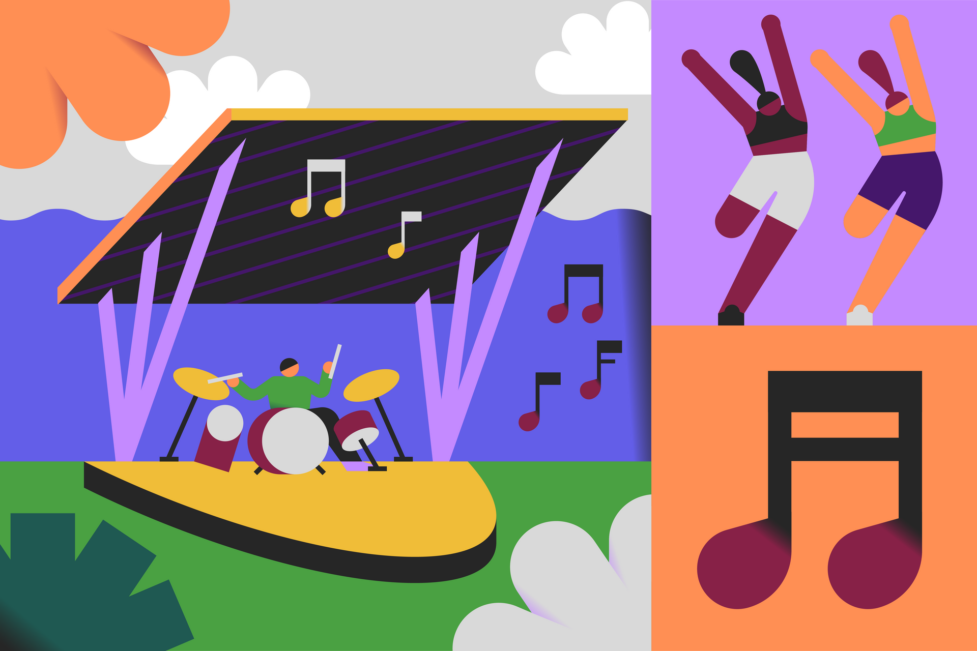Laval. Illustrations for Laval's new website
