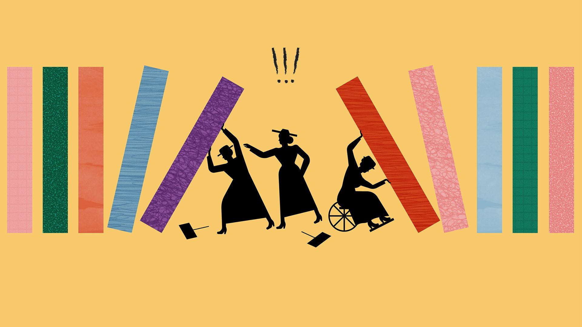 Intersyndicale des femmes du Quebec. Illustrations for a video about international women's right day