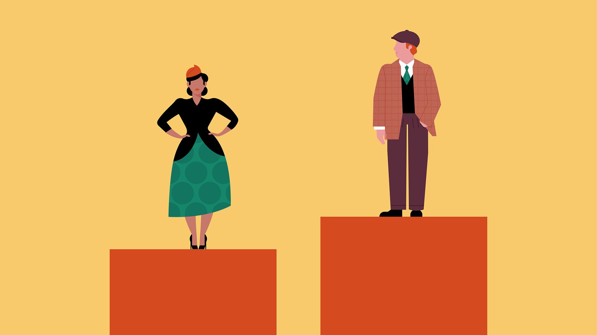 Intersyndicale des femmes du Quebec. Illustrations for a video about international women's right day