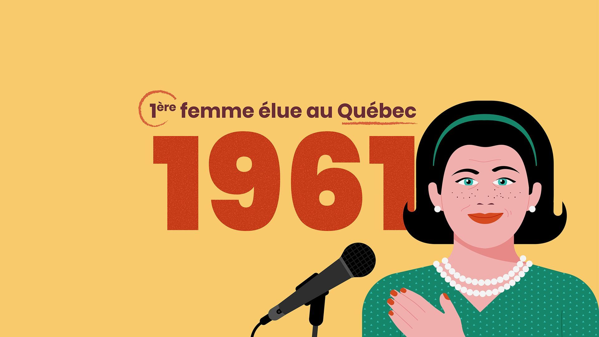 Intersyndicale des femmes du Quebec. Illustrations for a video about international women's right day