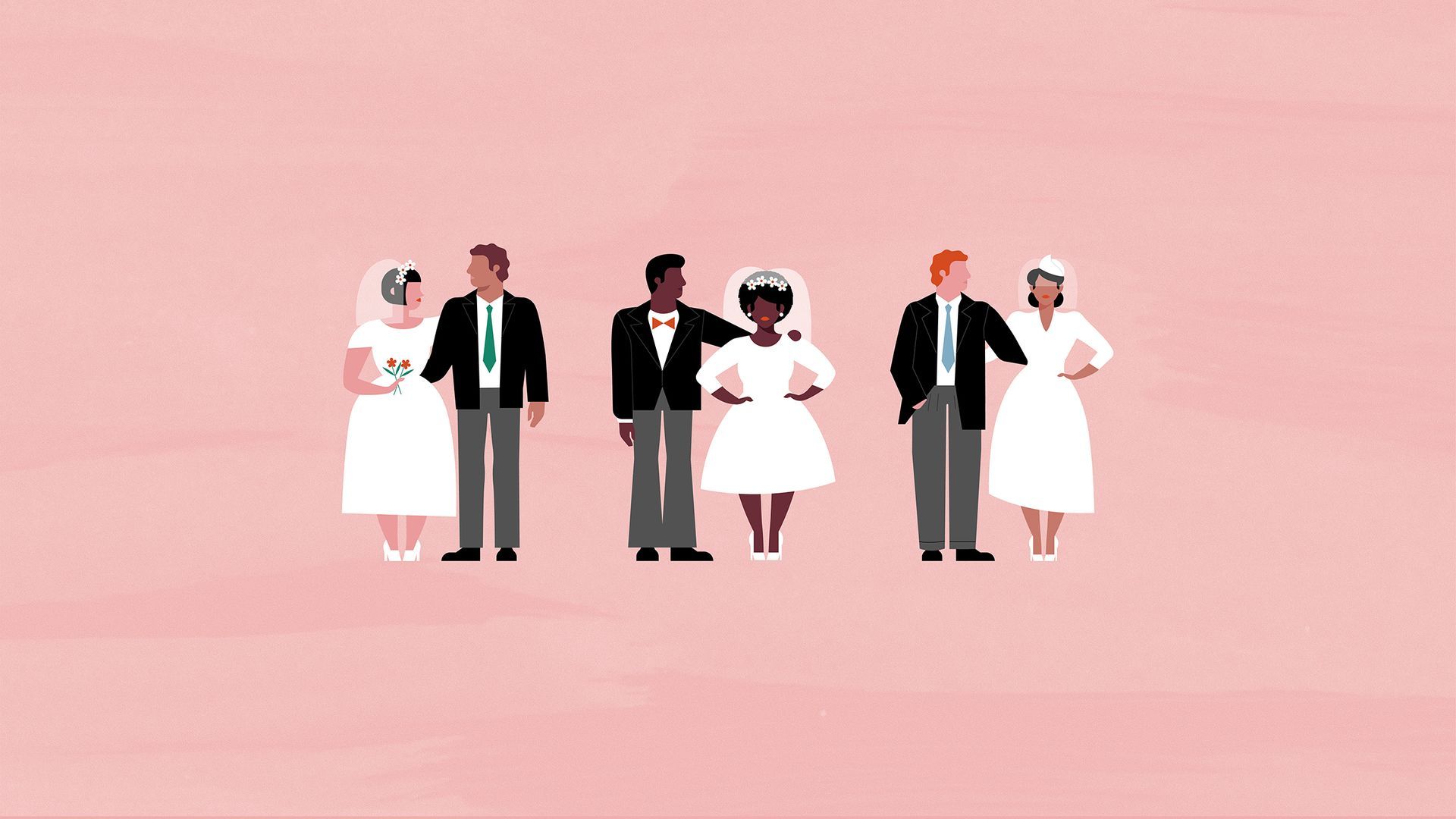 Intersyndicale des femmes du Quebec. Illustrations for a video about international women's right day