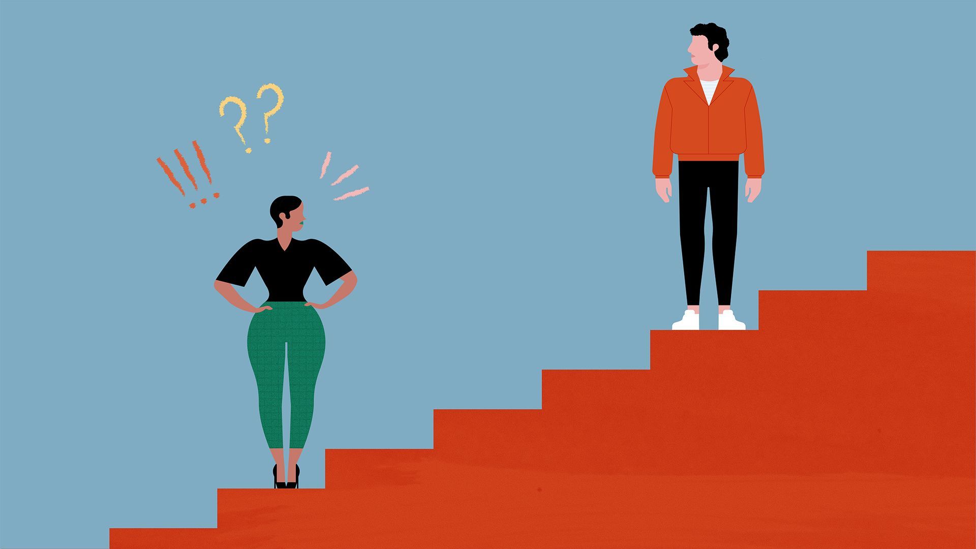 Intersyndicale des femmes du Quebec. Illustrations for a video about international women's right day