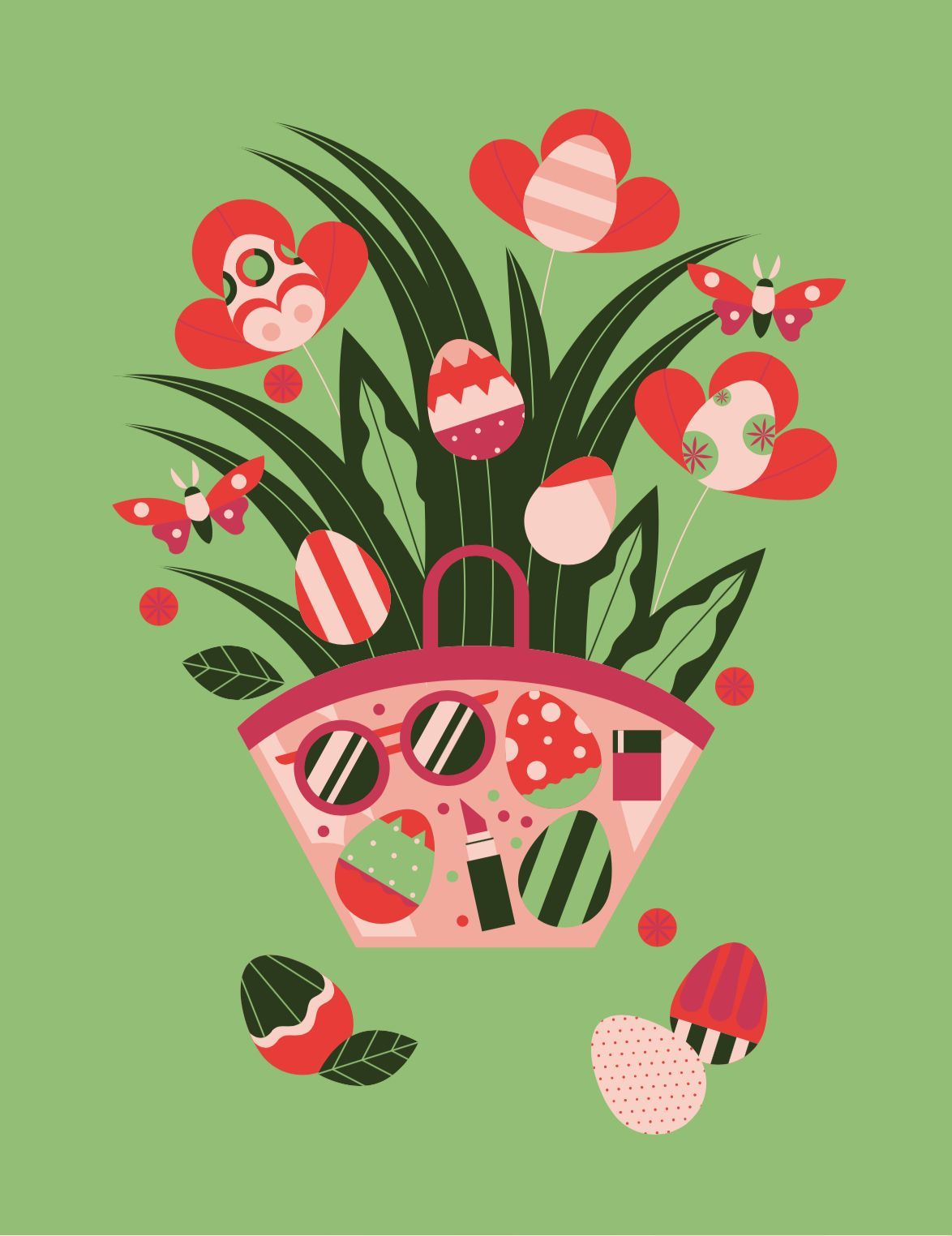 Ivanhoe Cambridge. Illustration for a campaign about Wonderland