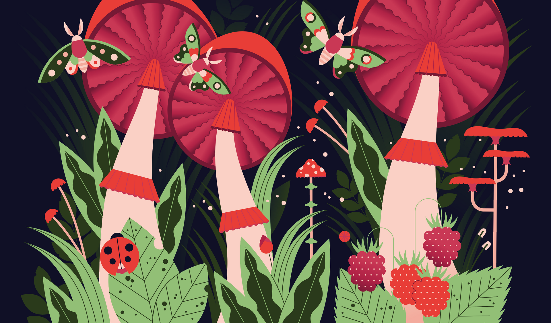 Ivanhoe Cambridge. Illustration for a campaign about Wonderland