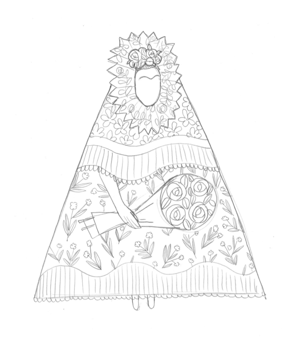 MNBAQ. Illustrations for Frida Kahlo and Diego Rivera exhibition