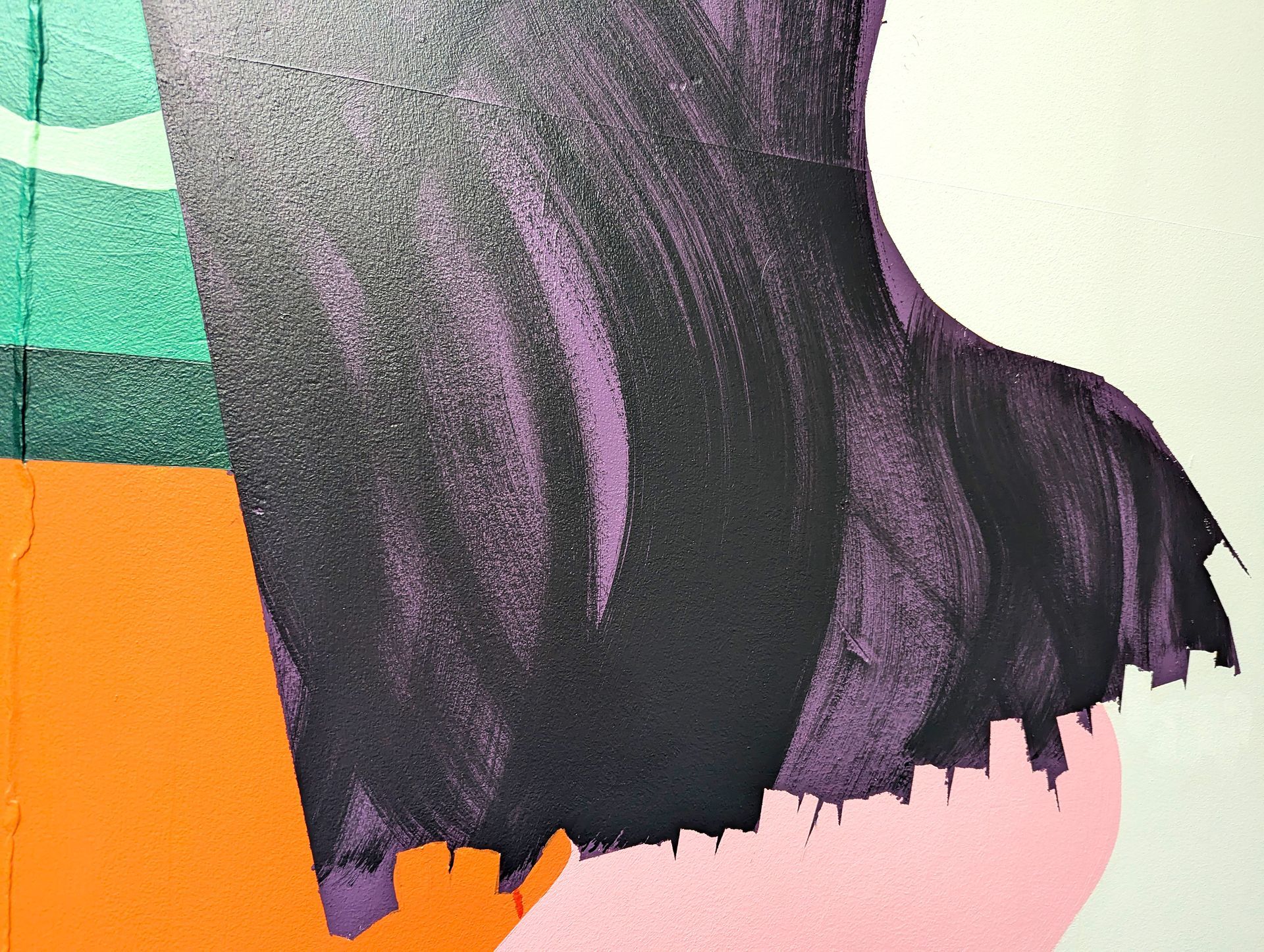 Palais des congres. Illustrations for a mural hallway