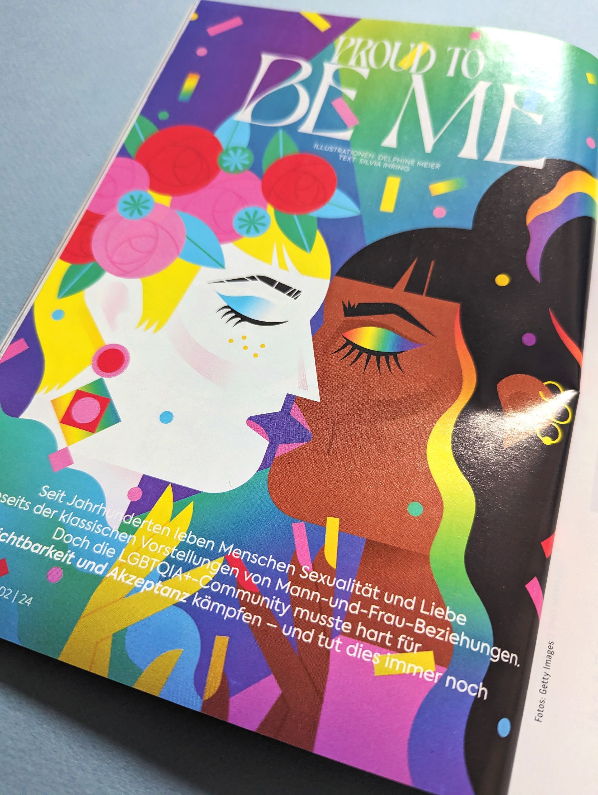 Glamour magazine Germany. The pride issue