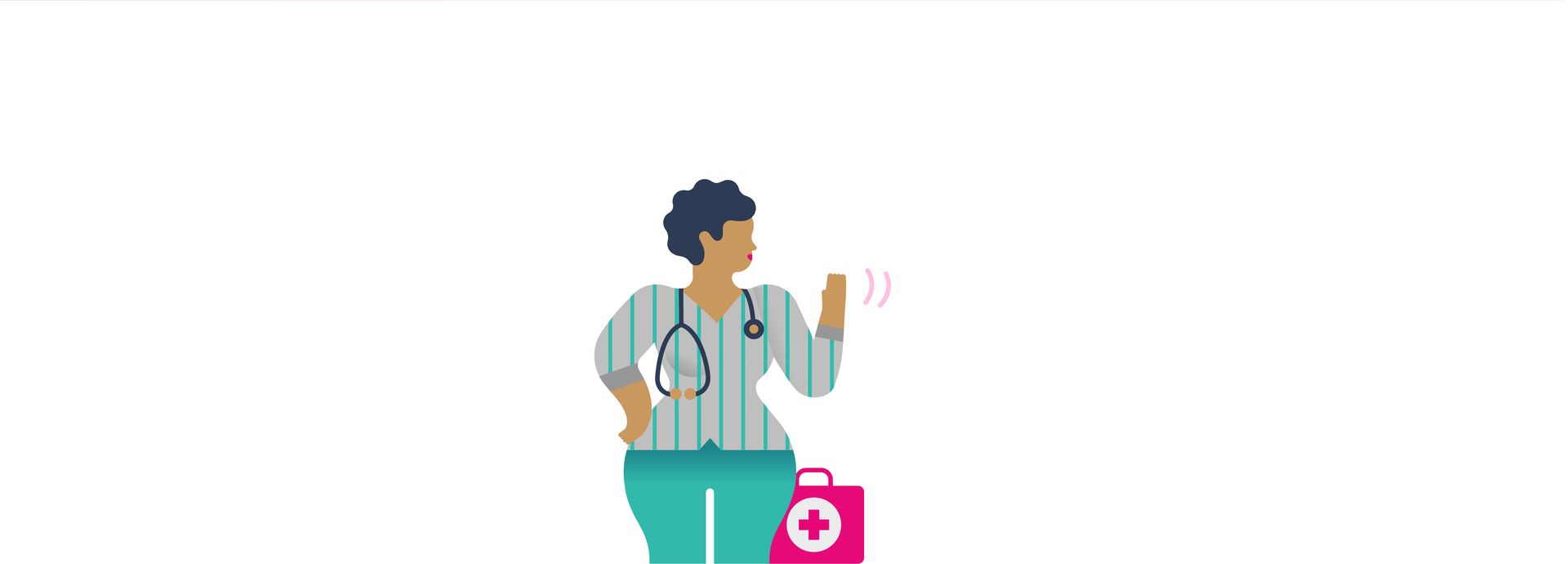 Quebec breast cancer foundation. Illustration and layout for the breast cancer foundation app