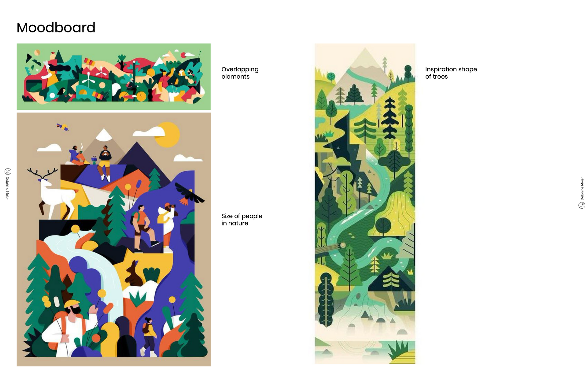 Transcanada trail. Illustration for web banner