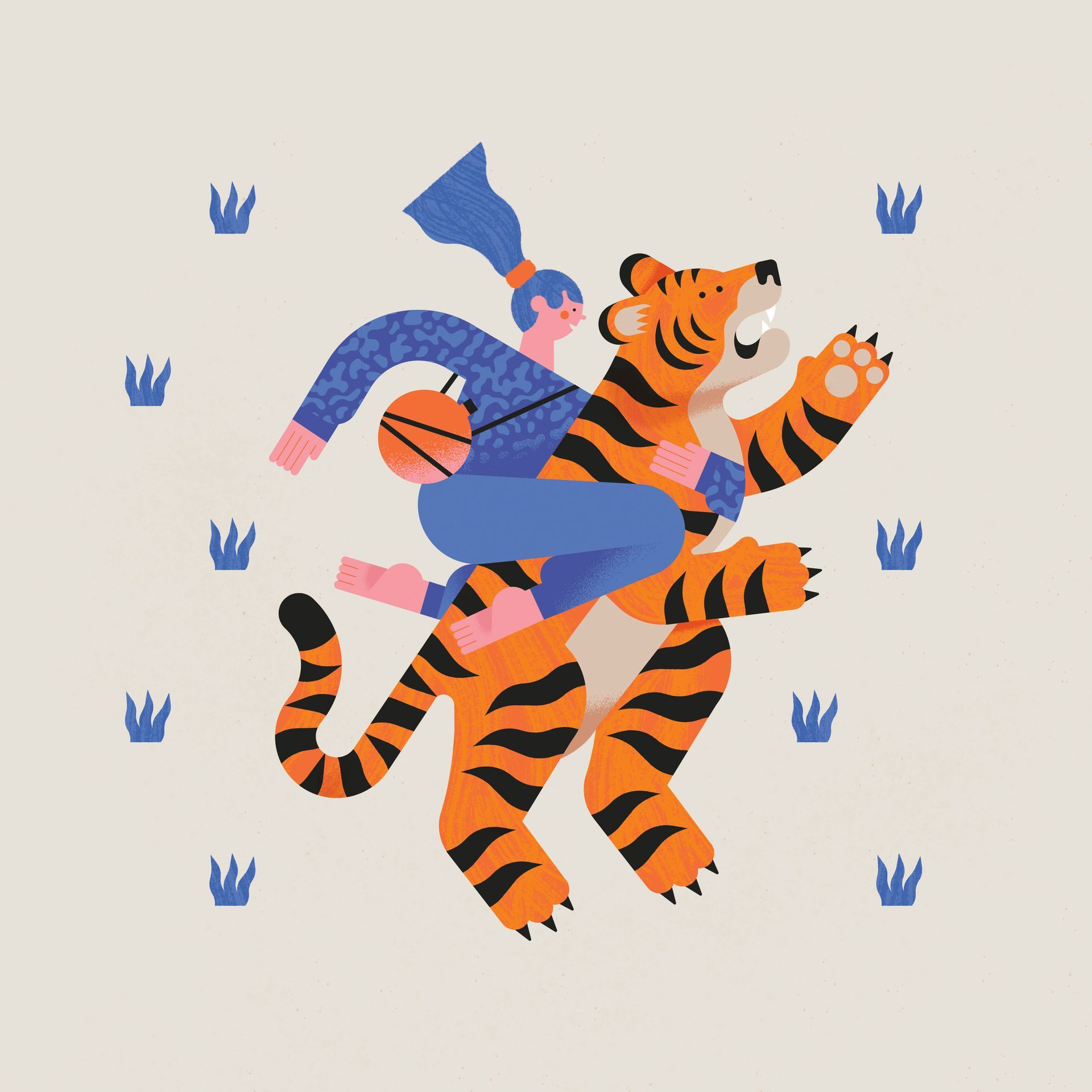 Boreal. Illustration for L'evasion beer packaging