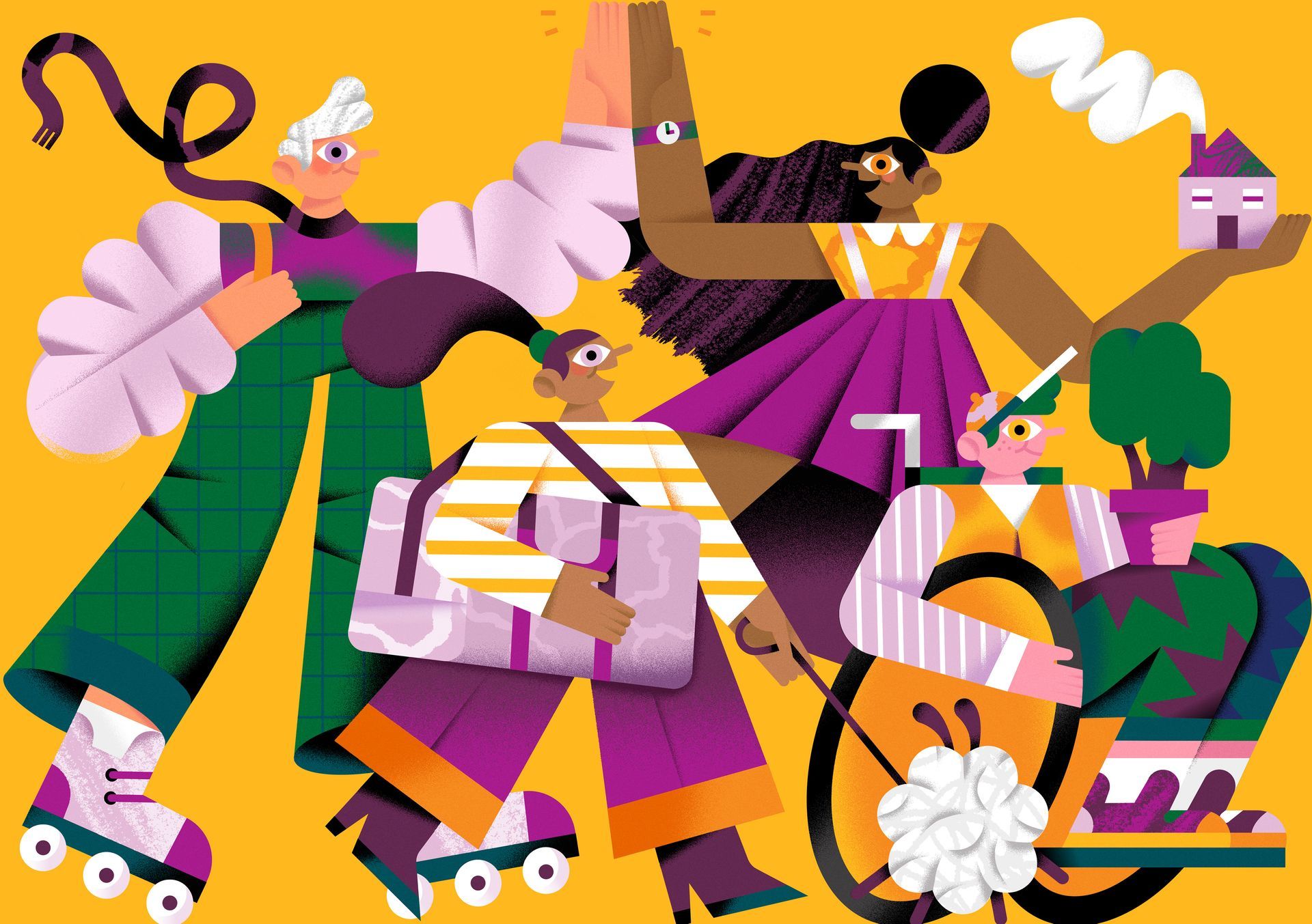 Laval. Illustrations for Laval's new website