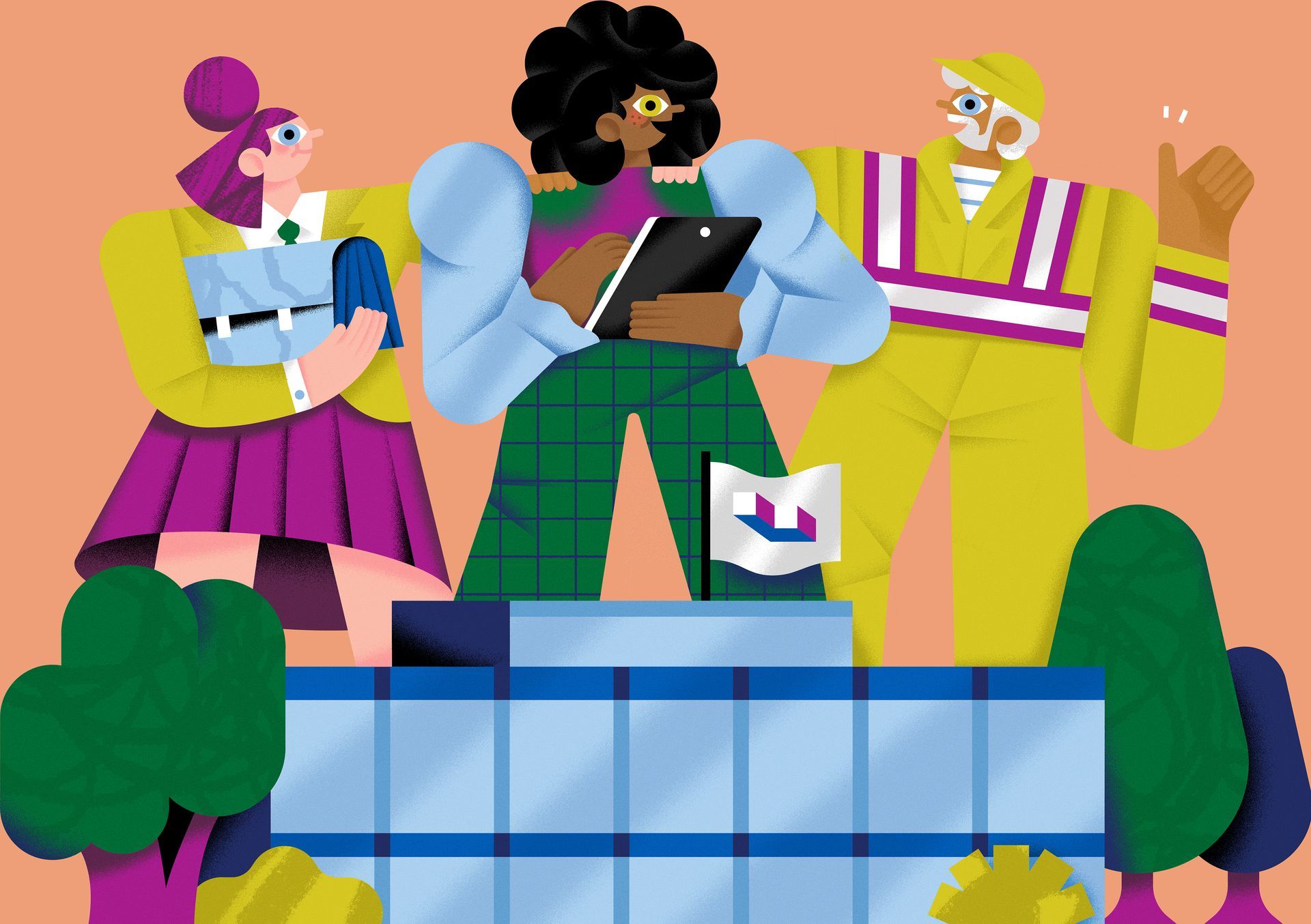Laval. Illustrations for Laval's new website