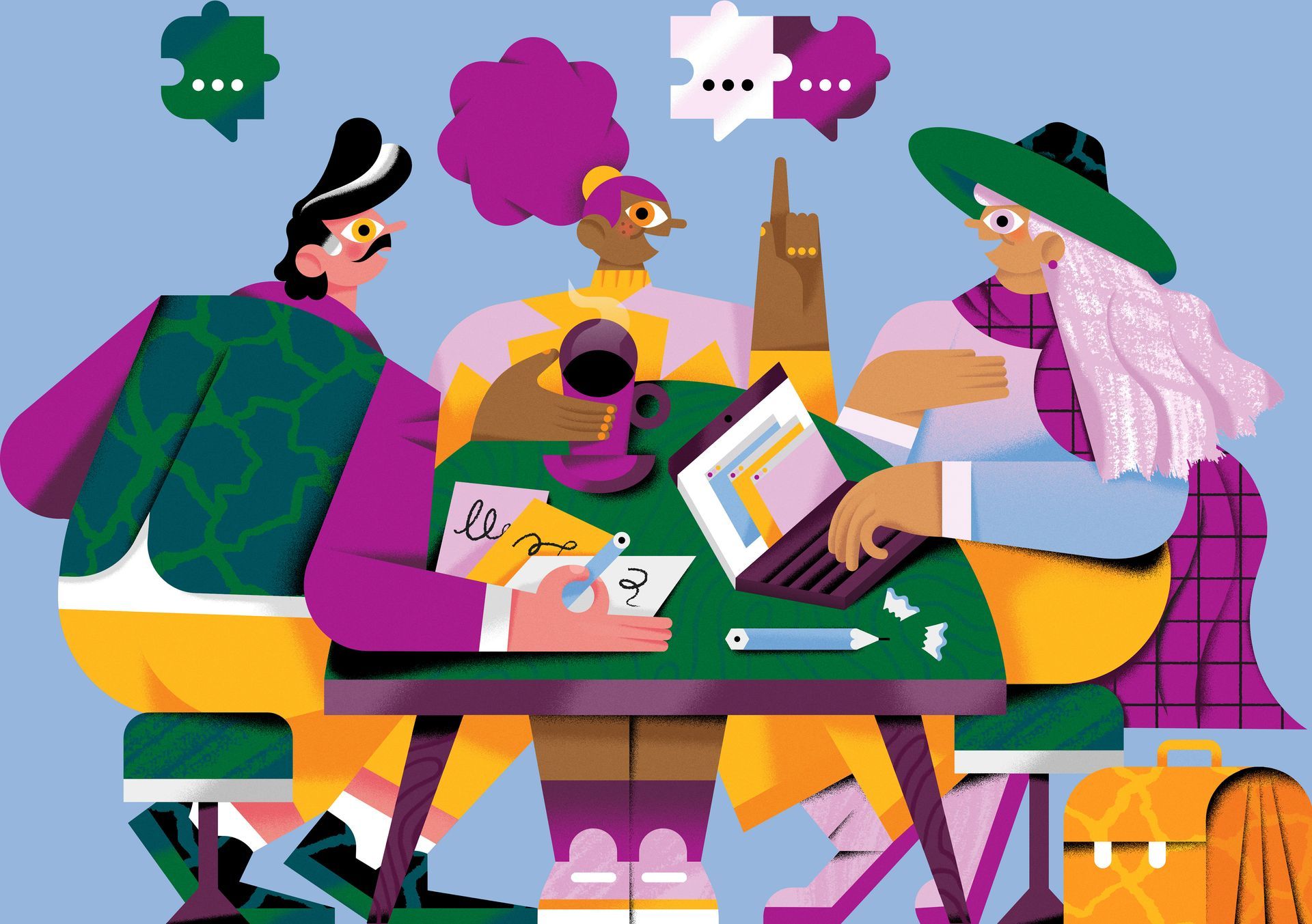 Laval. Illustrations for Laval's new website