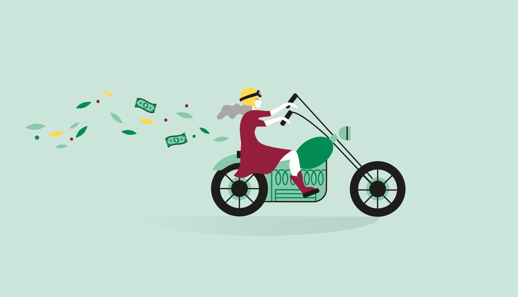 Desjardins. Illustrations for a advertising campaign about REER