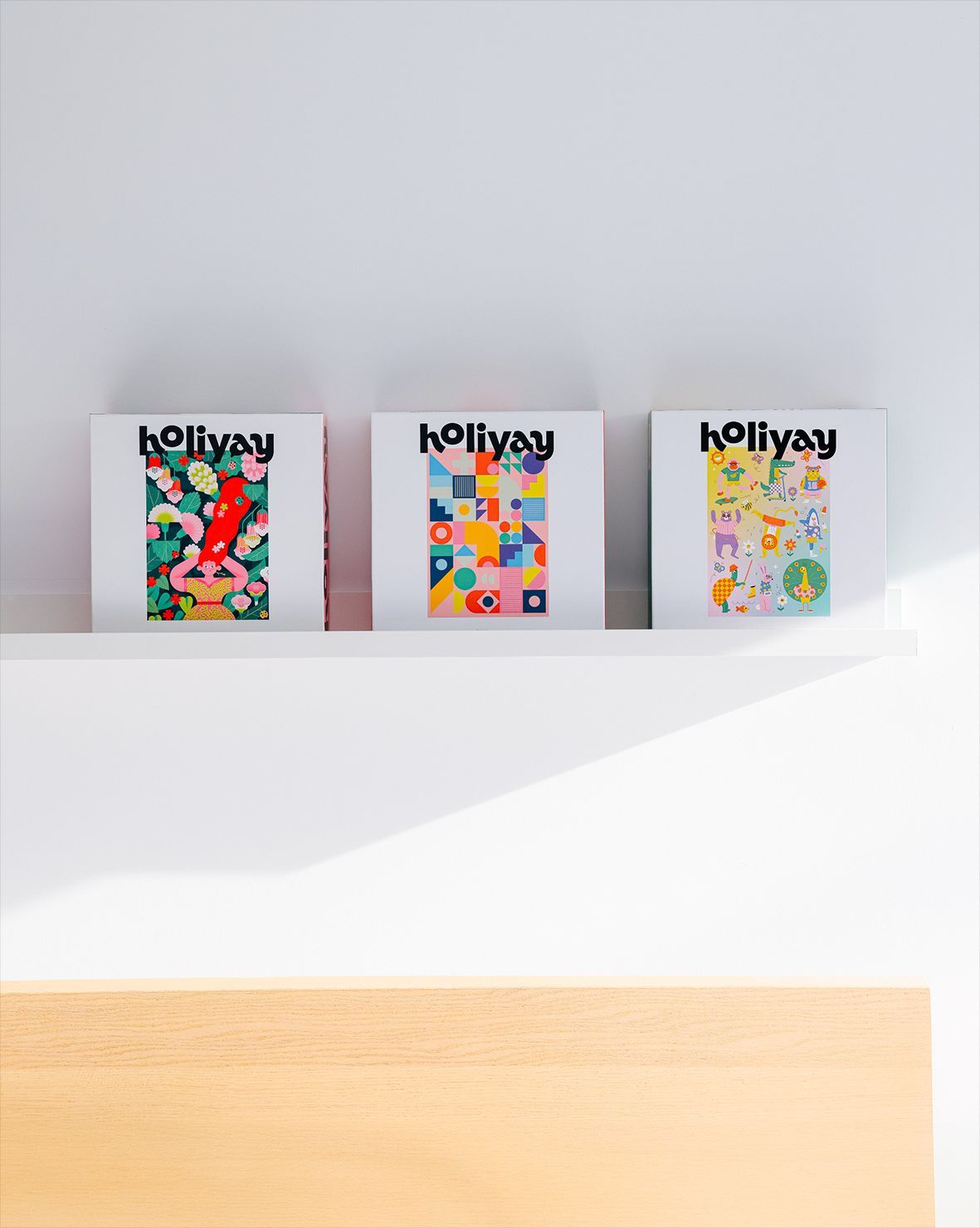 Holiyay. Illustration for a puzzle