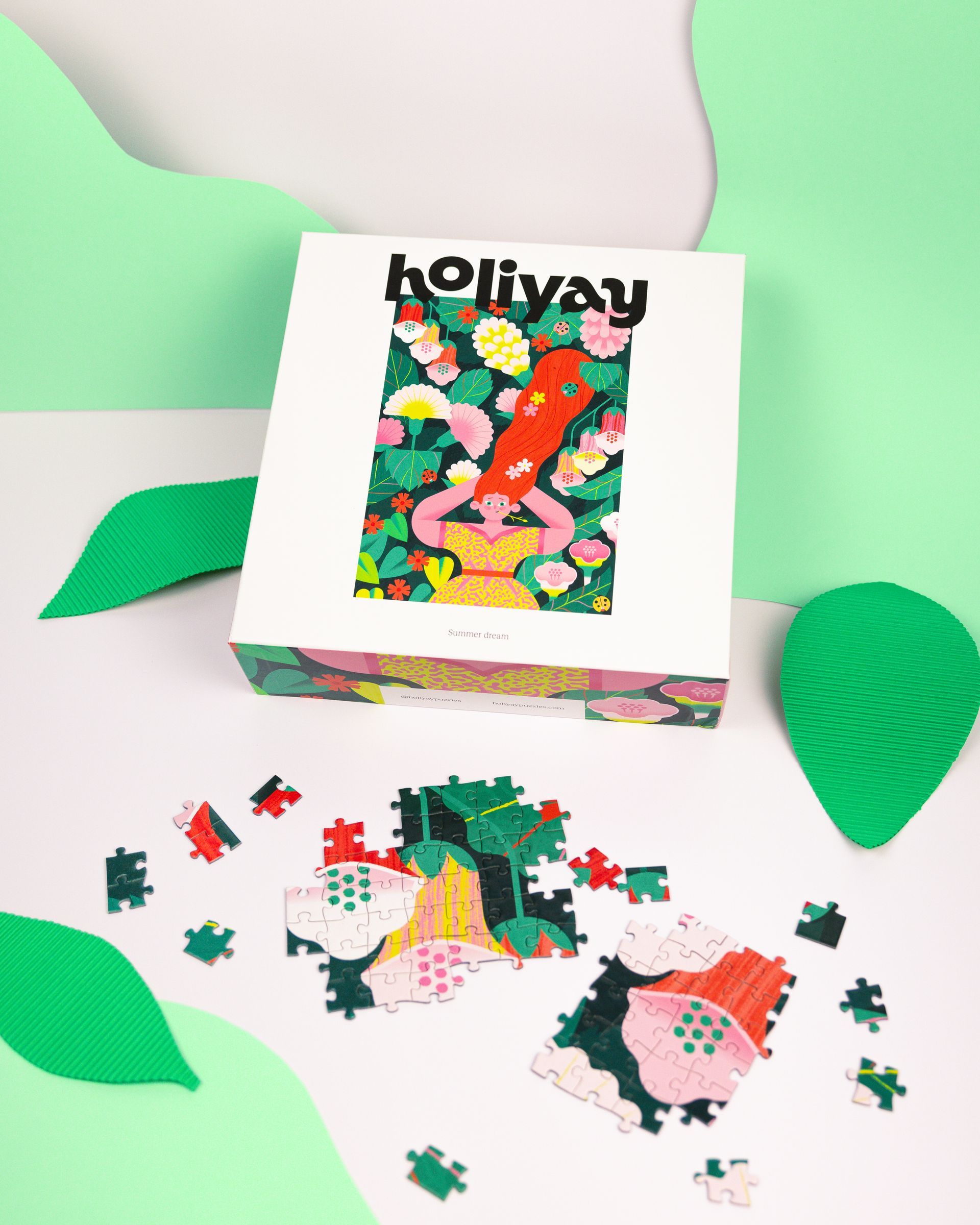 Holiyay. Illustration for a puzzle