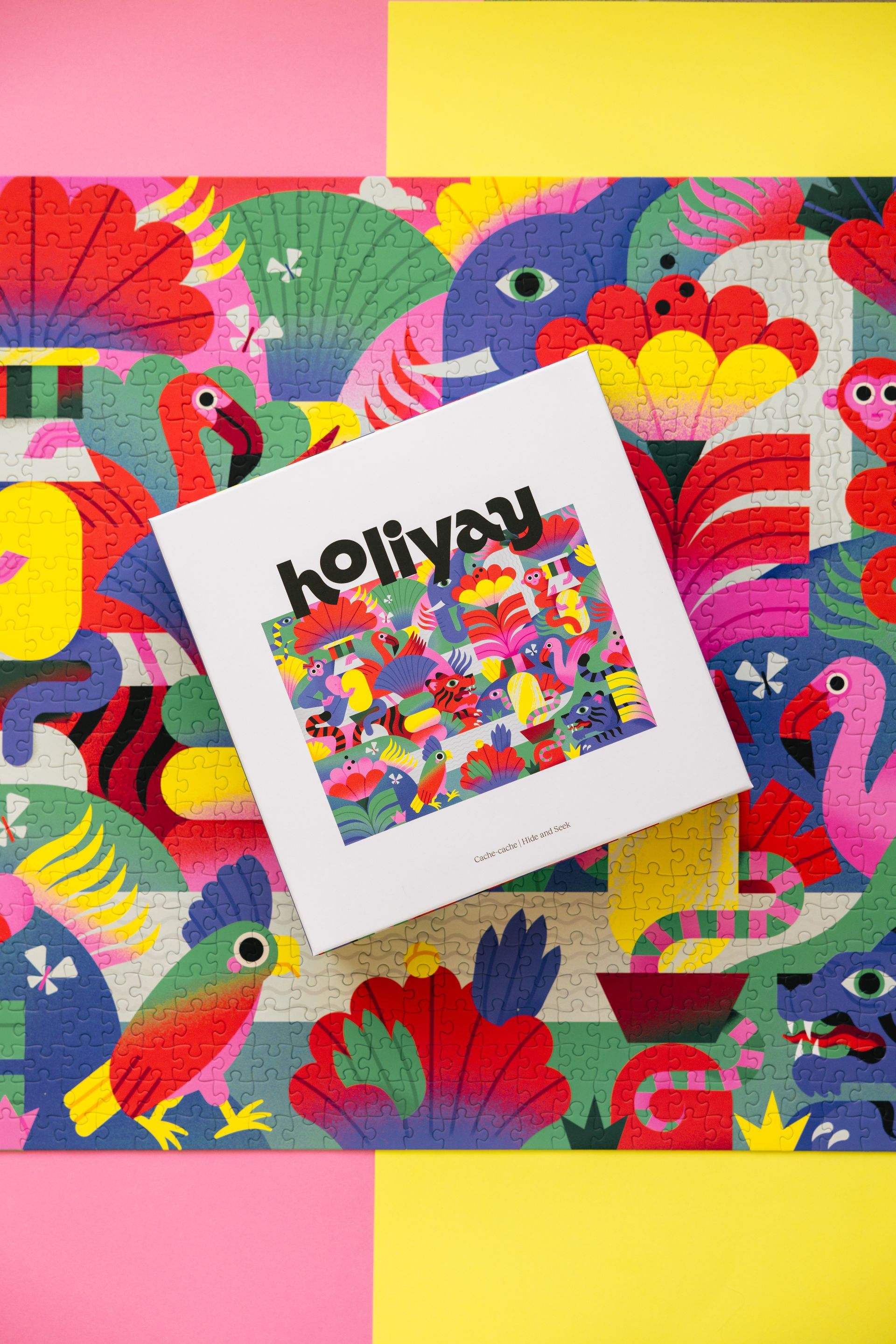 Holiyay. Illustration for a puzzle