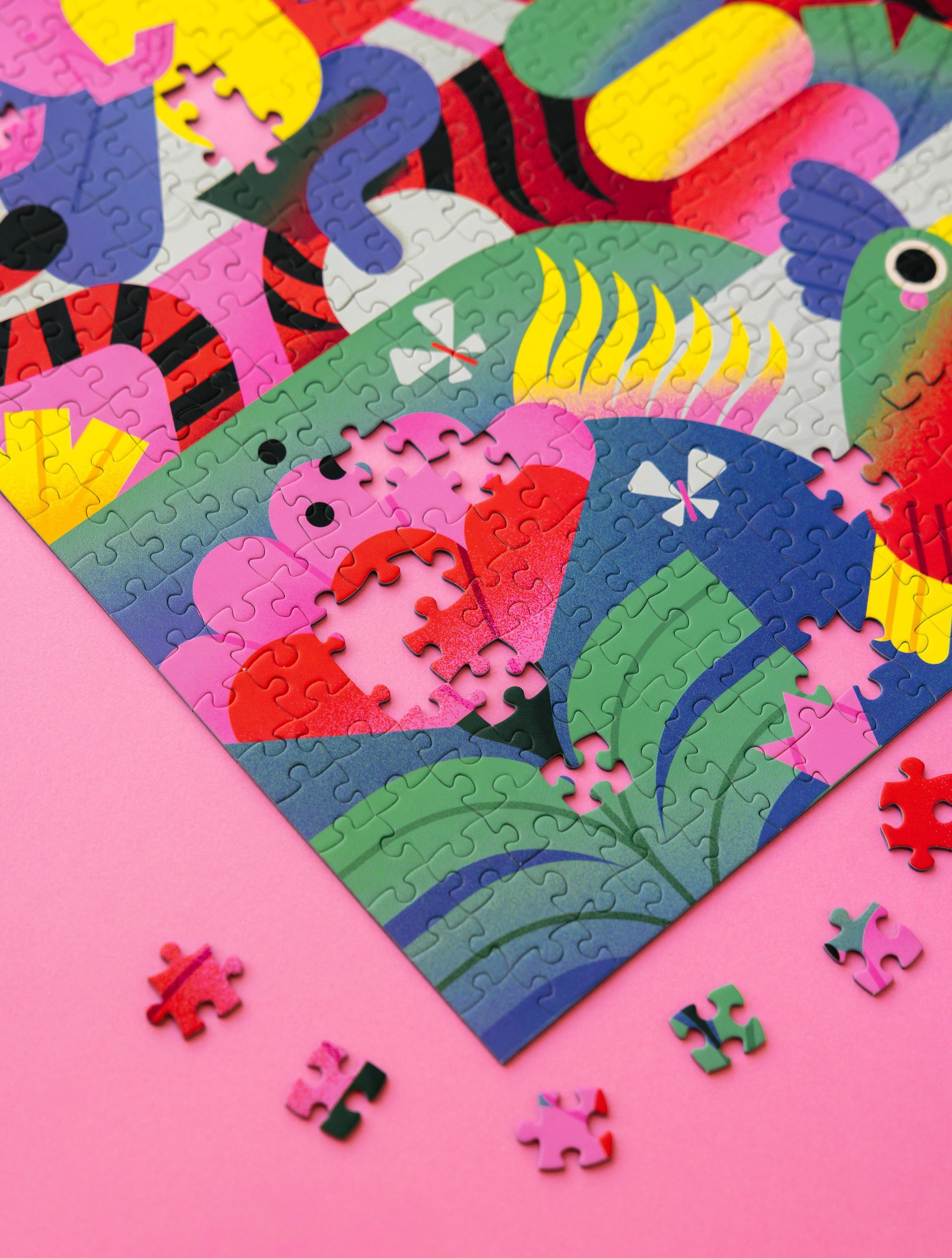 Holiyay. Illustration for a puzzle