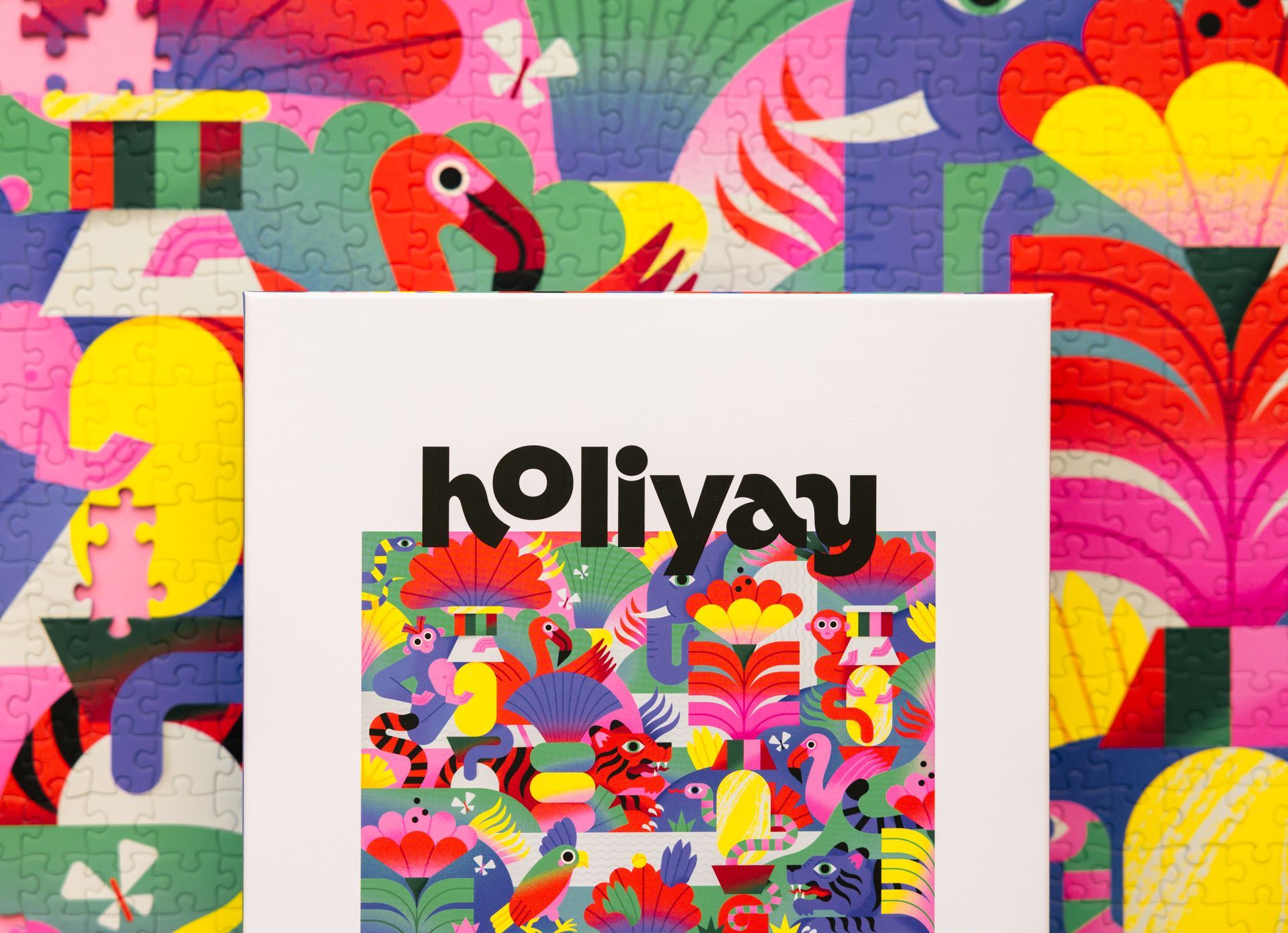 Holiyay. Illustration for a puzzle