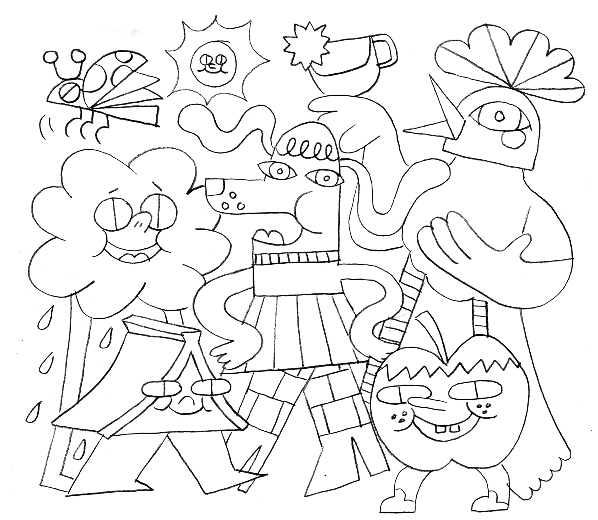 Laval. Illustrations for the summer program