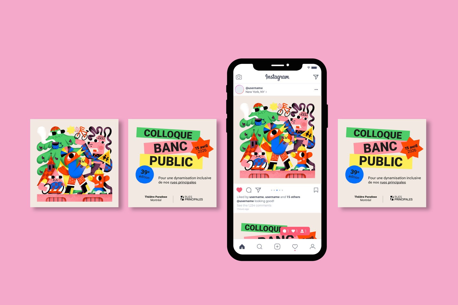 Laval. Illustrations for the summer program