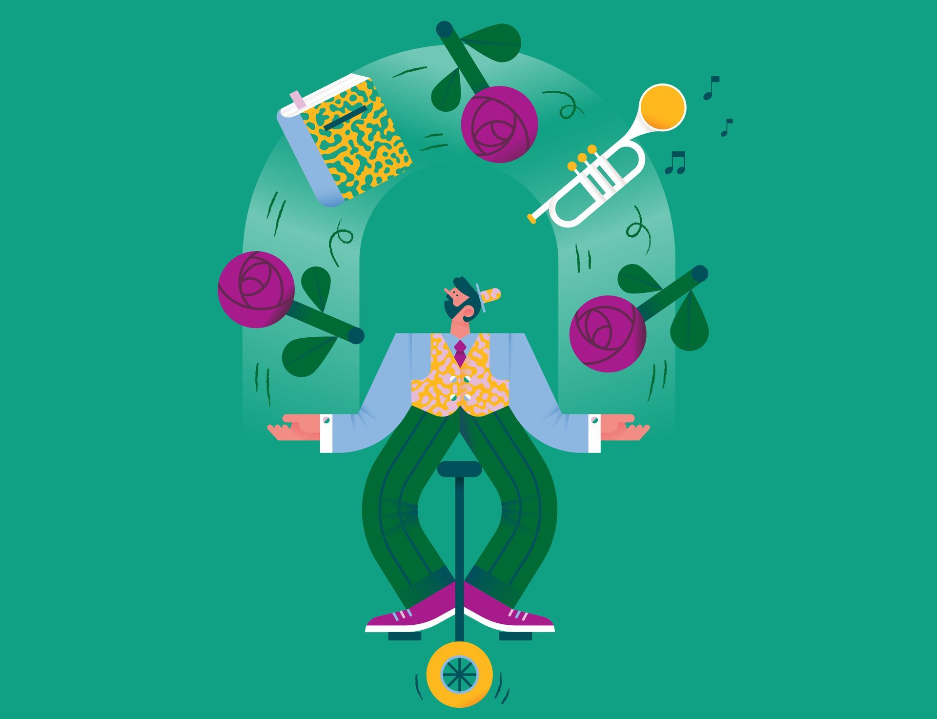 Laval. Illustrations for the summer program