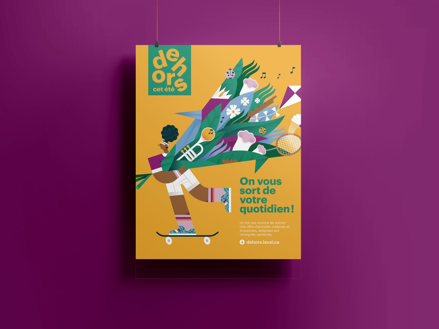 Laval. Illustrations for the summer program
