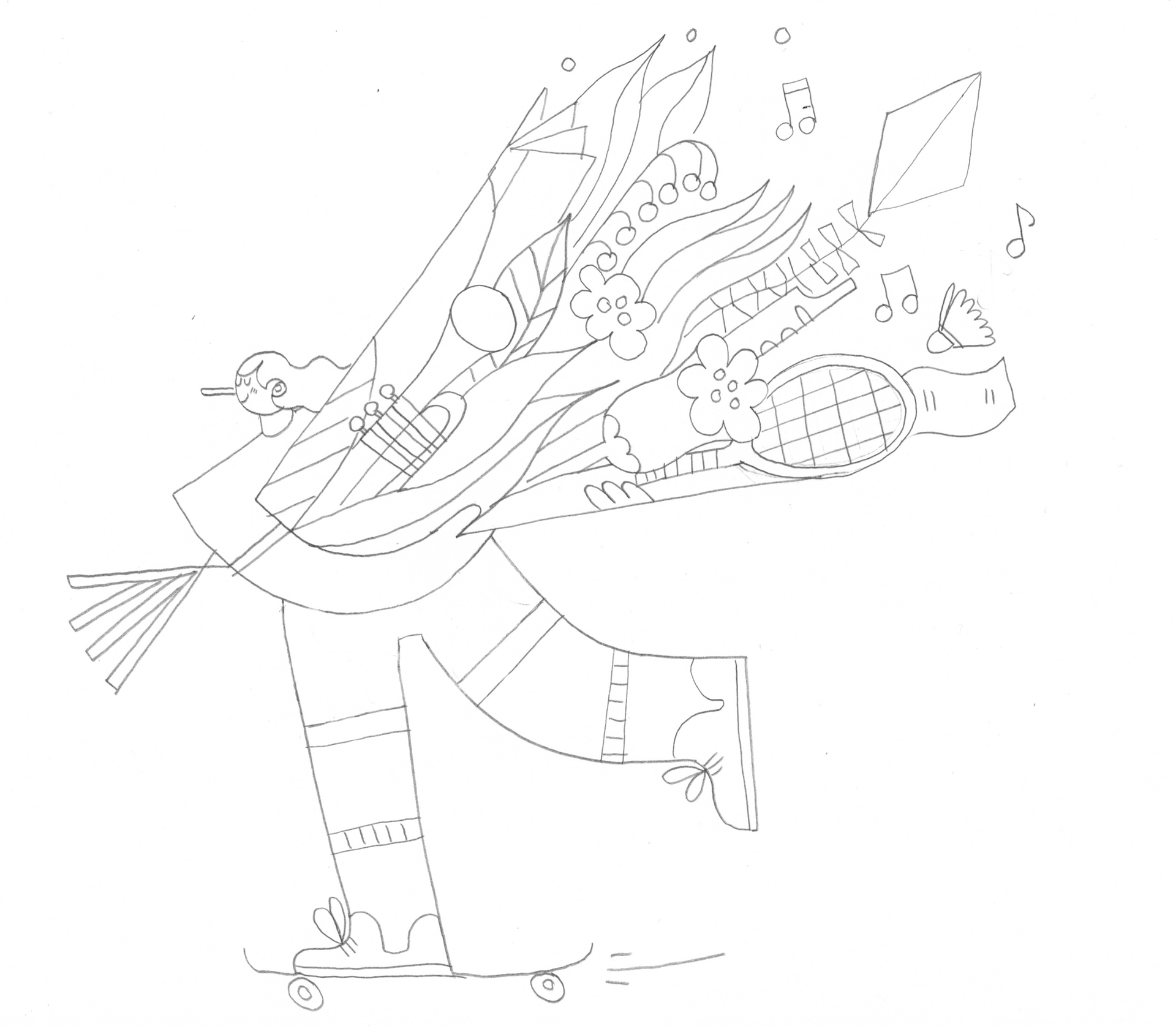 Laval. Illustrations for the summer program