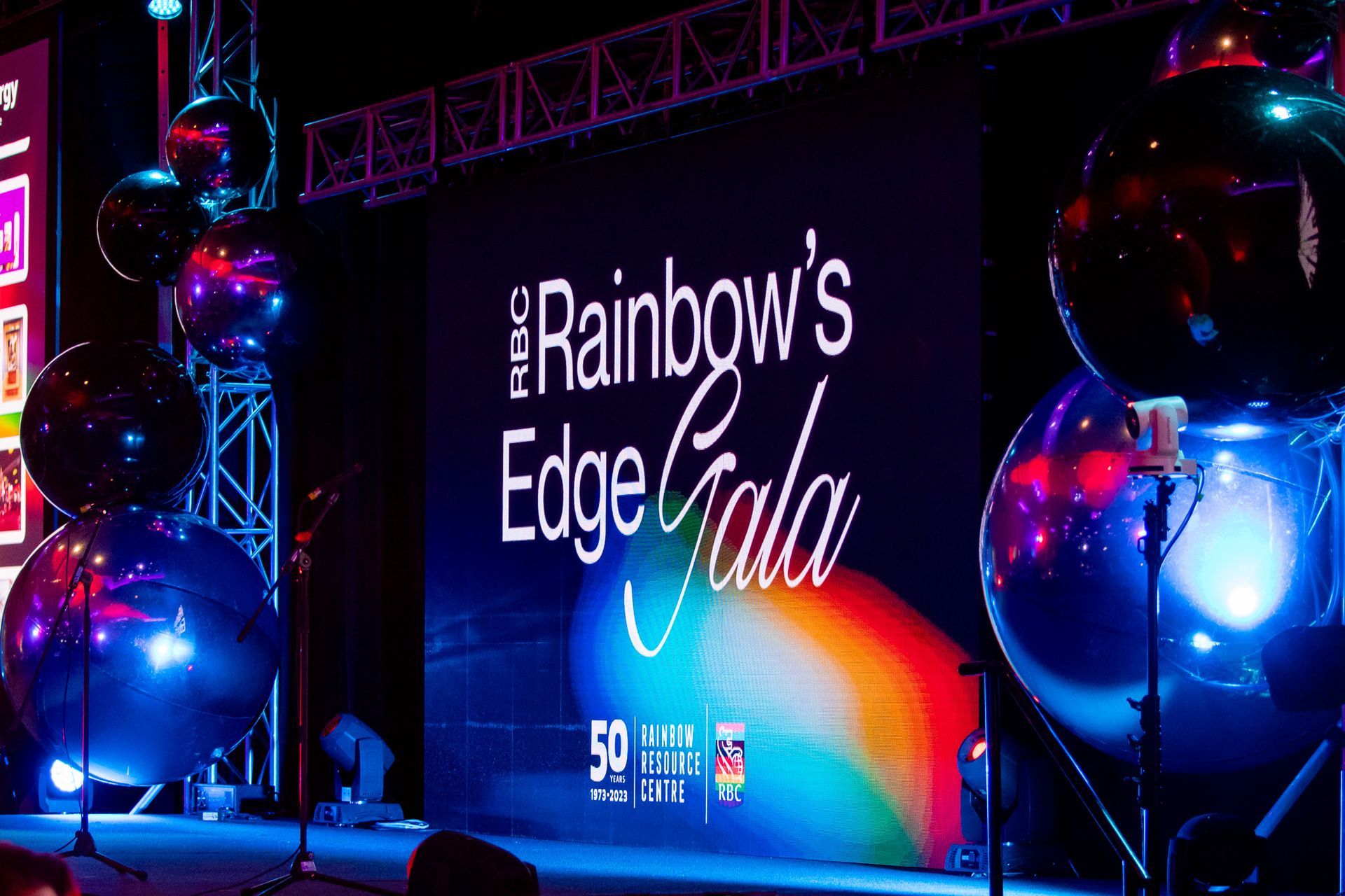 Rainbow Resource Centre Gala. Illustration for a poster
