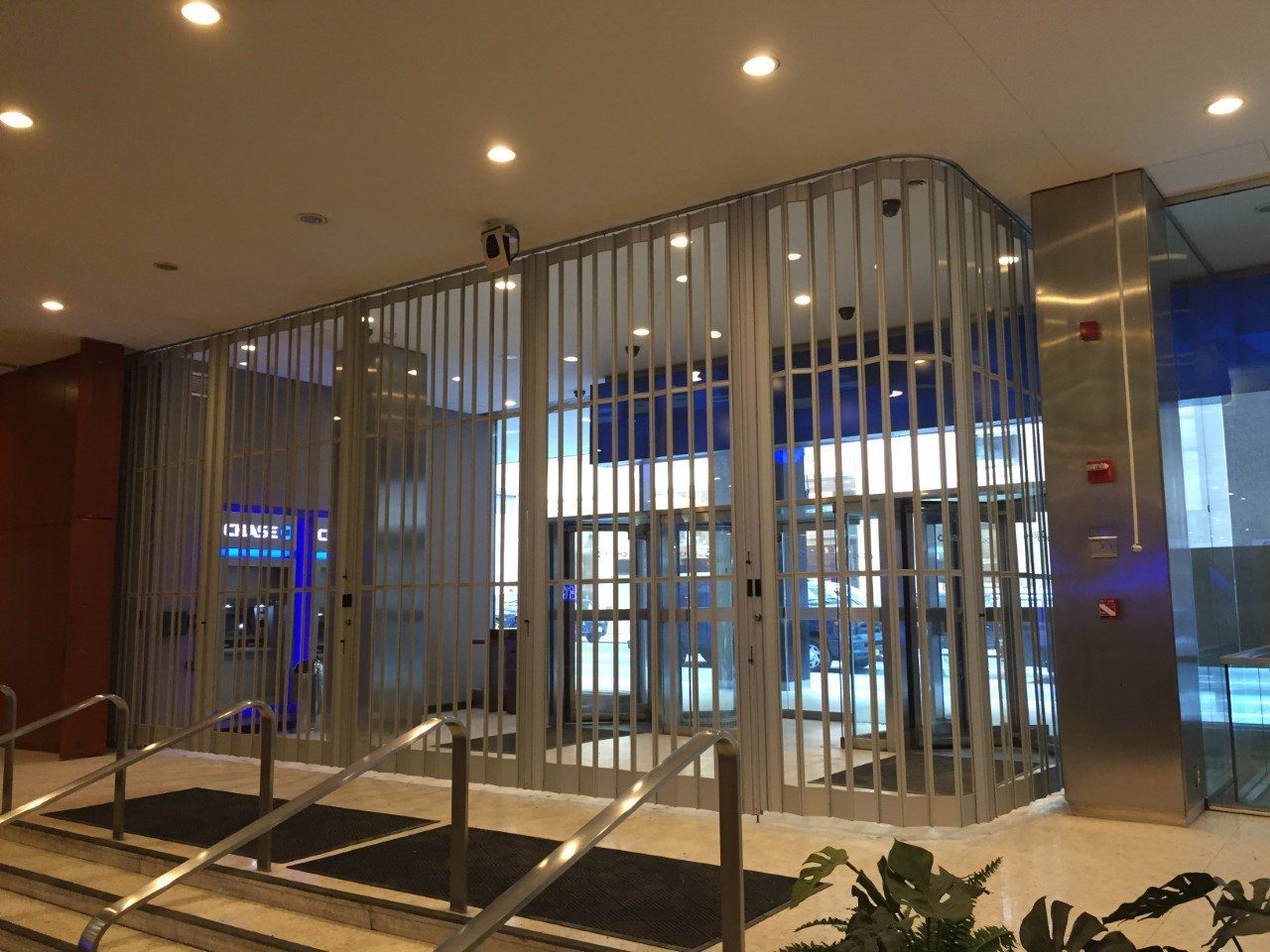Sliding Gate In Chase Bank Lobby - Brooklyn, NY - Thompson Overhead Door