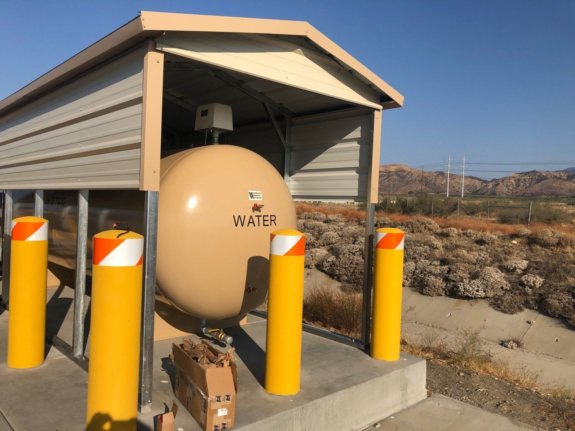 California municipal water storage