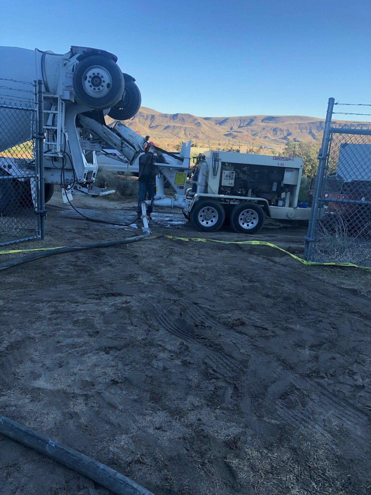 Filling abandoned water well