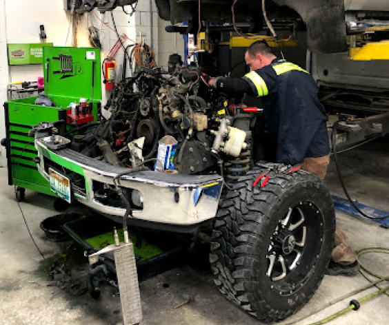 Mechanic Working In Garage | Nampa Auto Repair & Diesel