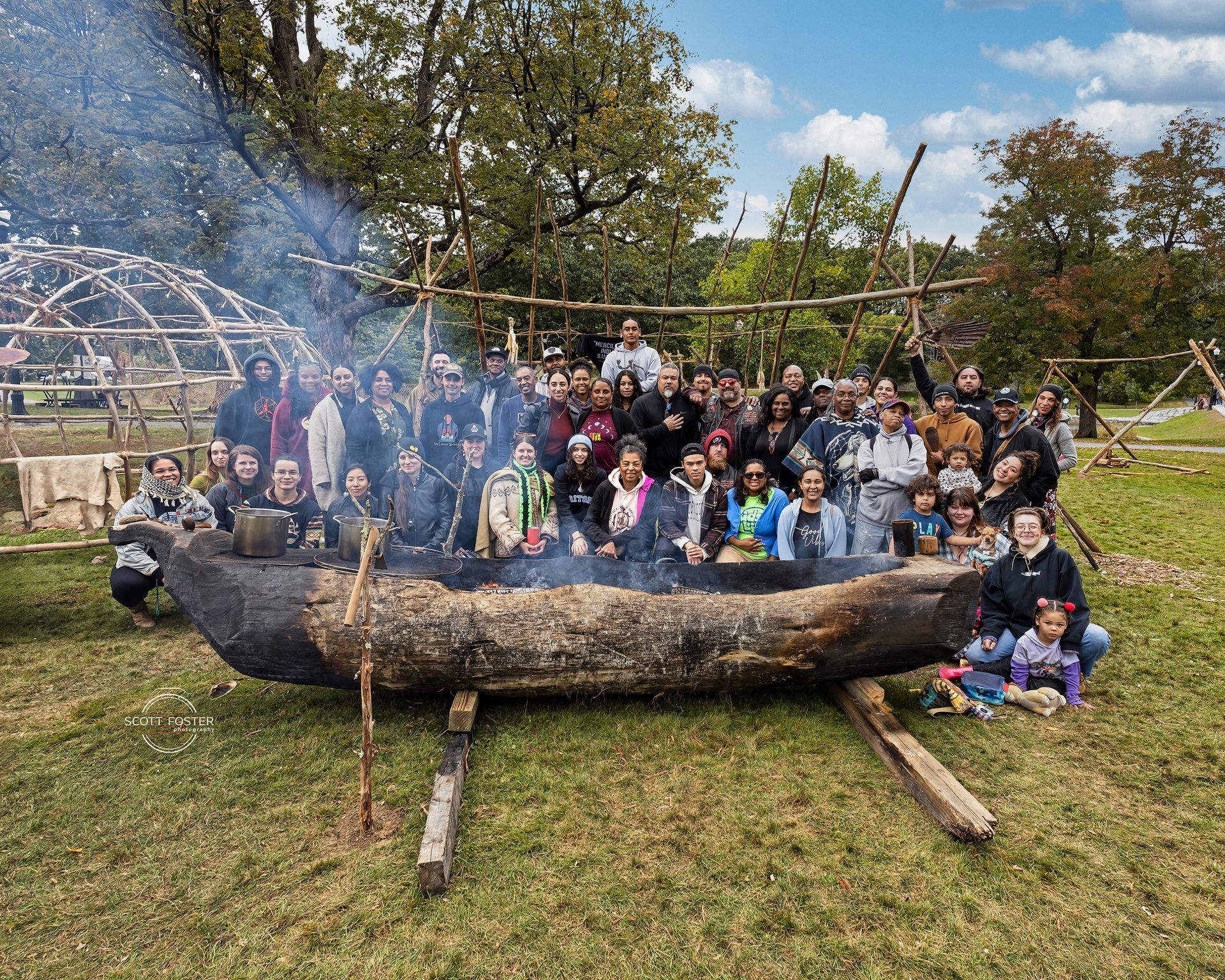 Scott Foster Photographed Mishoon Fish Bone and turtle shell