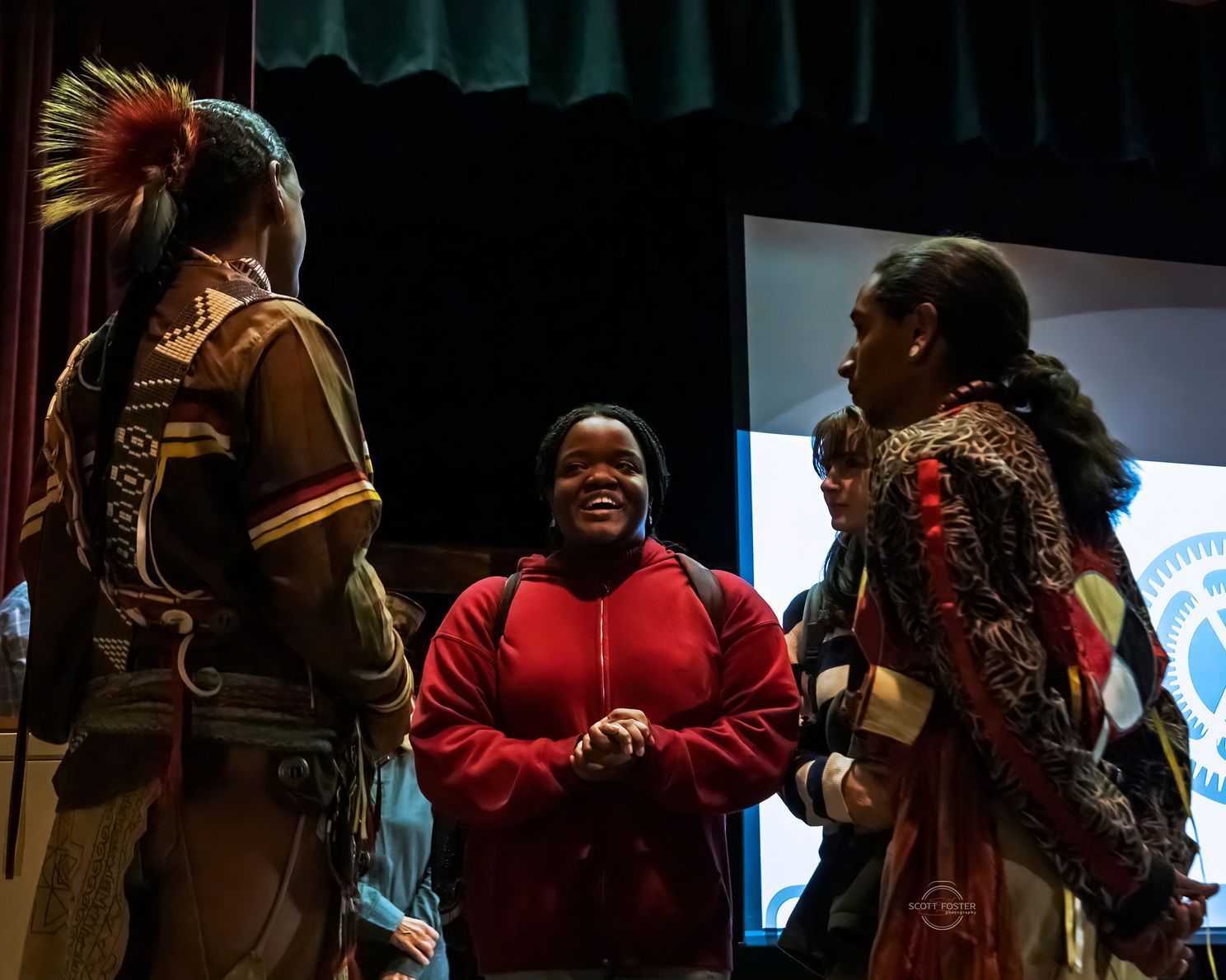 Scott Foster photographed Millis High School's presentation.
