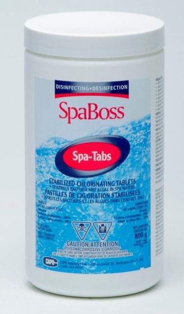 Spa Boss Spa Tabs Chlorine Stabilizer Stabilized  