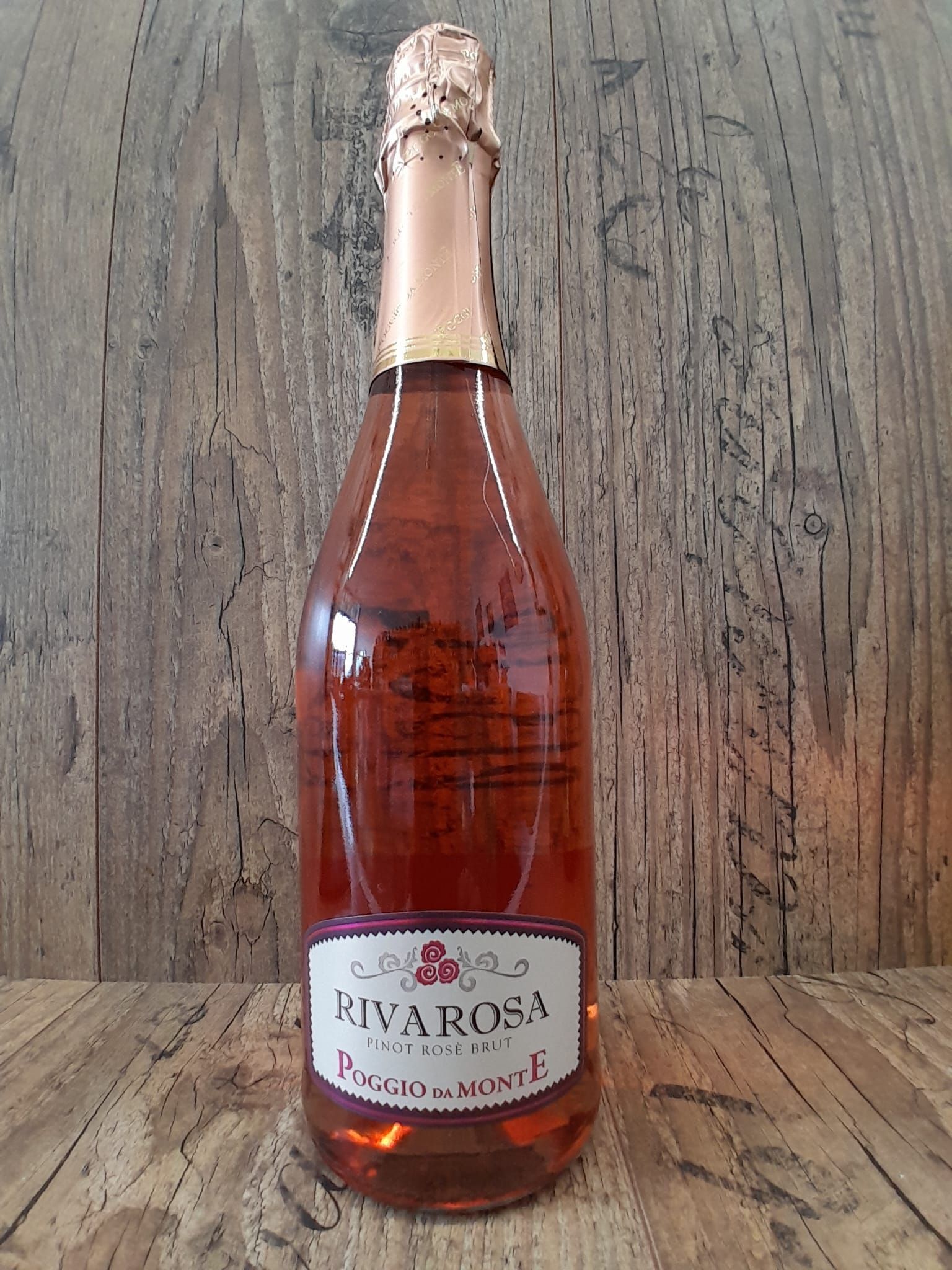 Una bottiglia di champagne