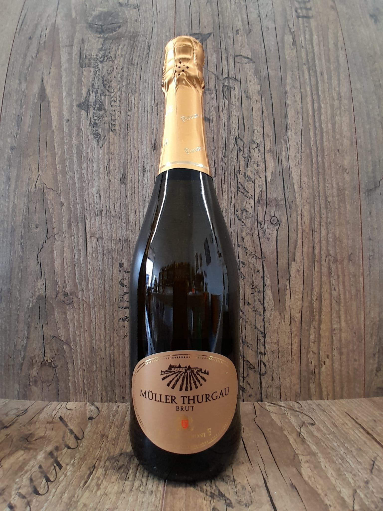Una bottiglia di champagne