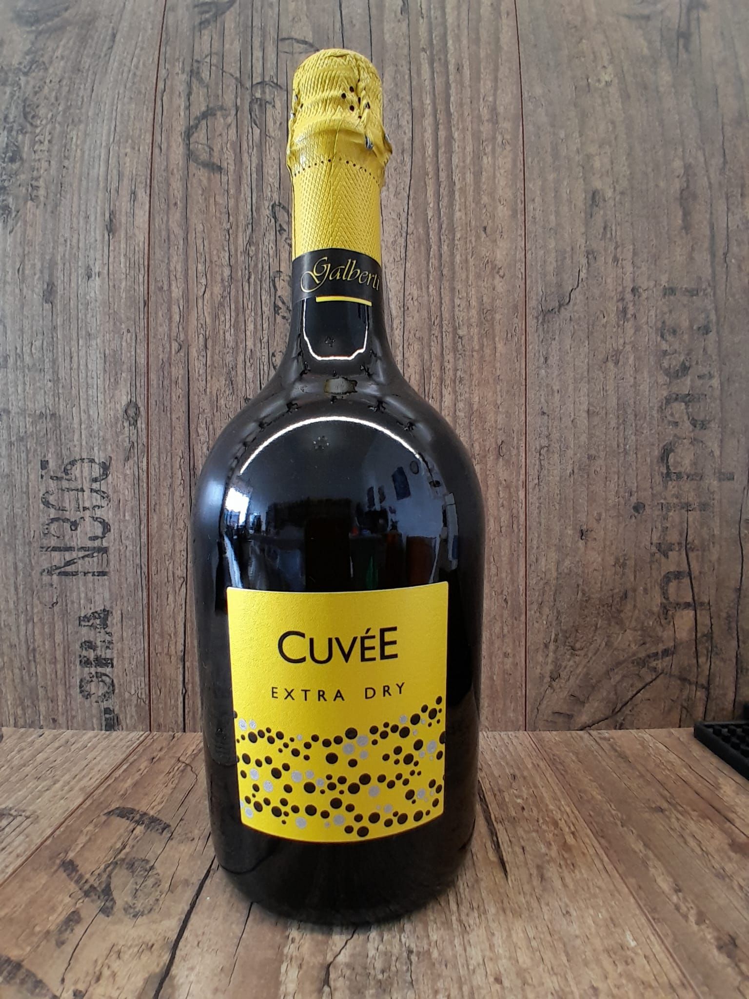 Una bottiglia di cuvée