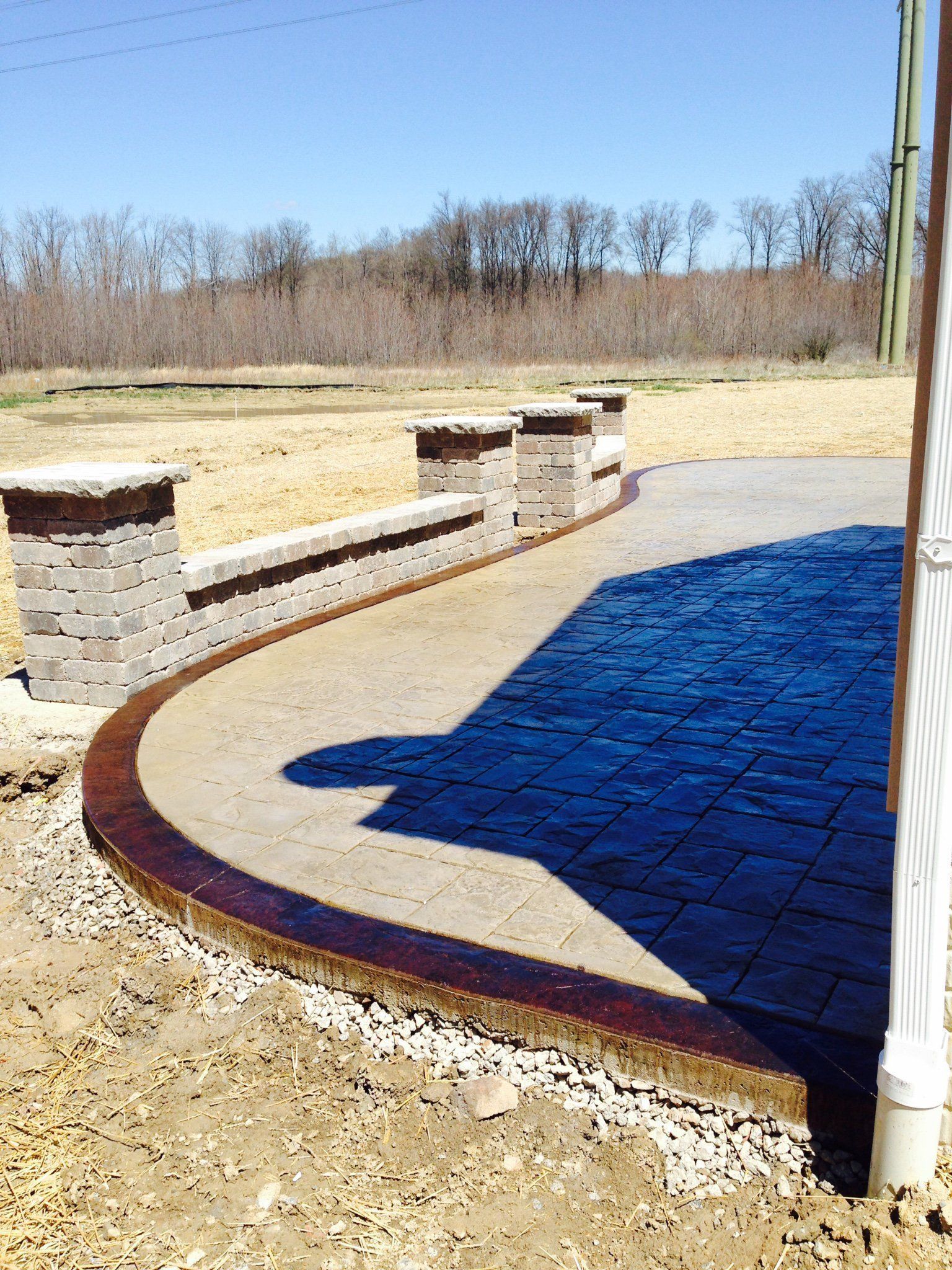 Concrete Driveway In Progress | Strongsville, OH | Bella Cement