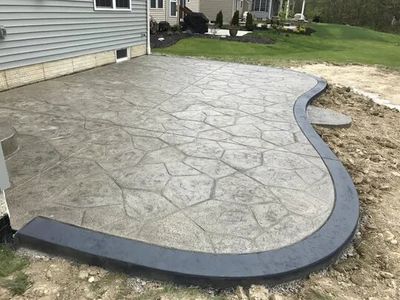 Stamped And Decorative Concrete Strongville Oh Bella Cement