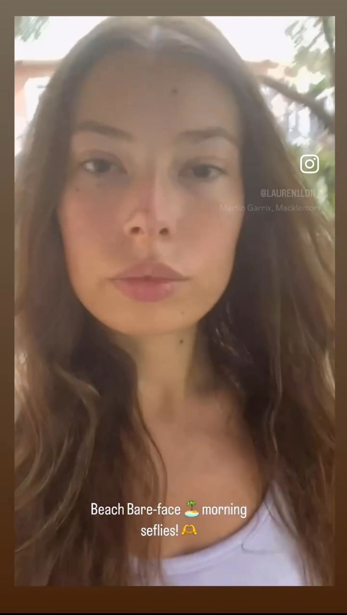 Lauren Malone, Beautiful Me Beautiful World's Founder Beach Morning Selfies