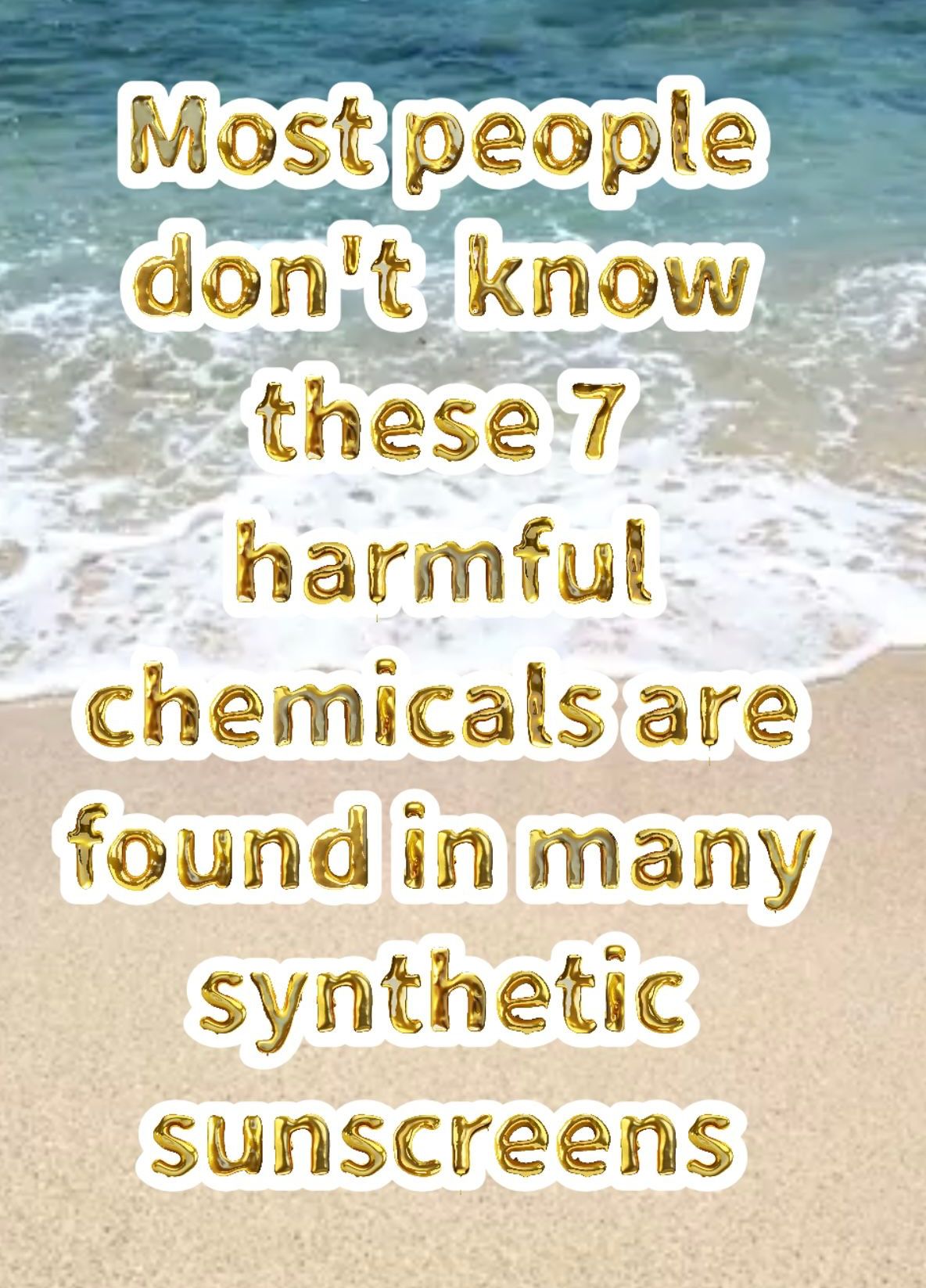 7 Harmful Chemicals that are in Synthetic Sunscreens
